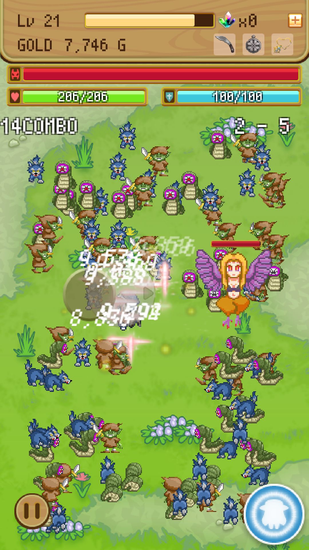 androidアプリ リリーさんバトる！攻略スクリーンショット2