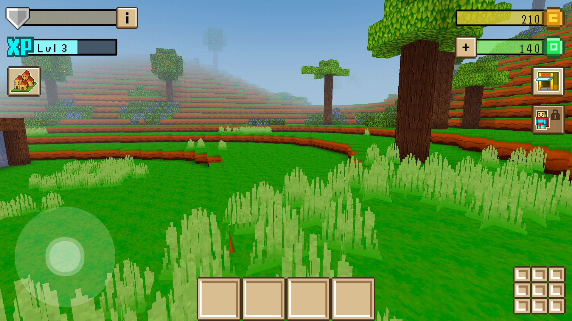 androidアプリ ブロッククラフト3D（Block Craft 3D）攻略スクリーンショット1