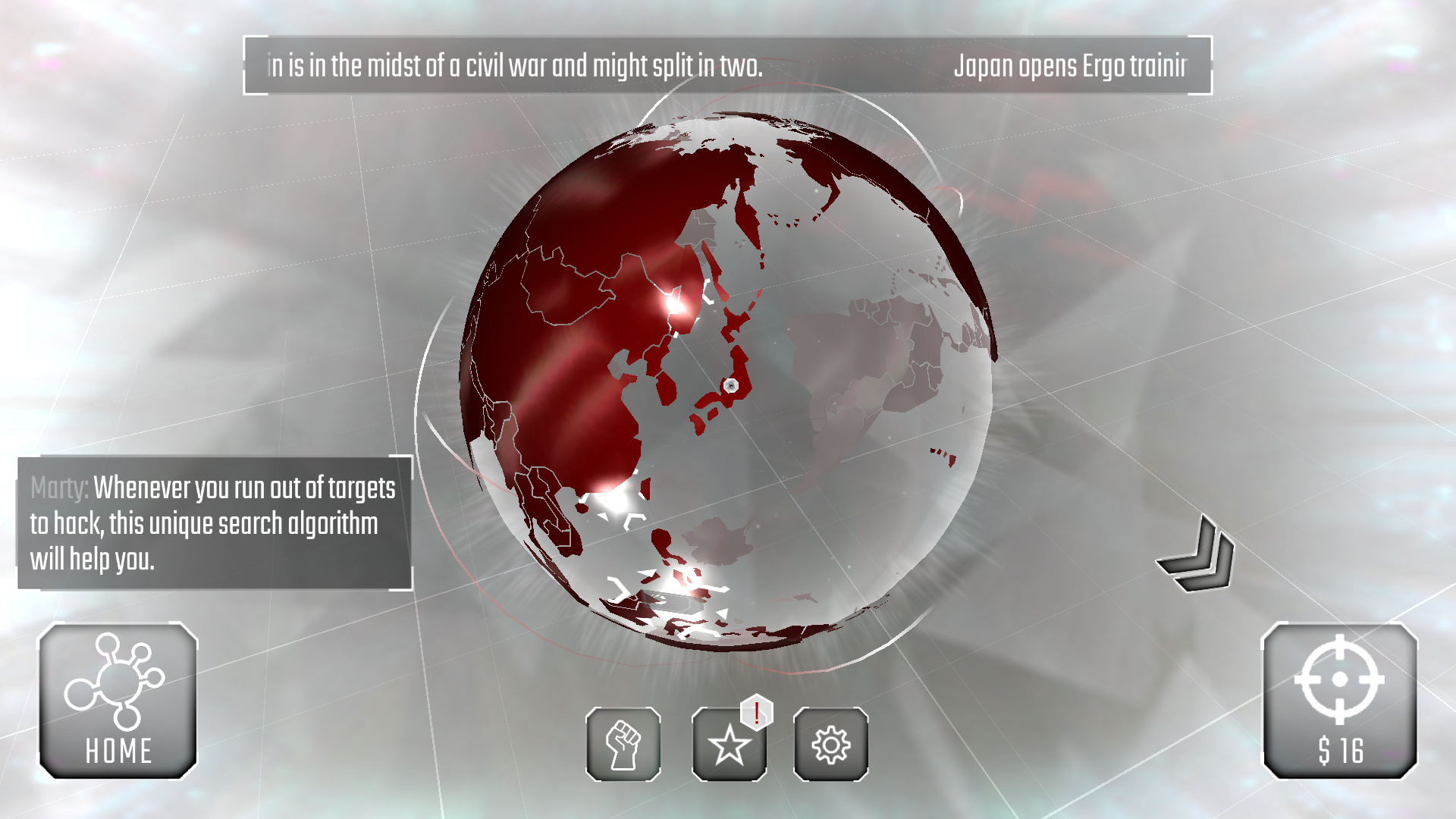 androidアプリ Hackers - Join the Cyberwar!攻略スクリーンショット1