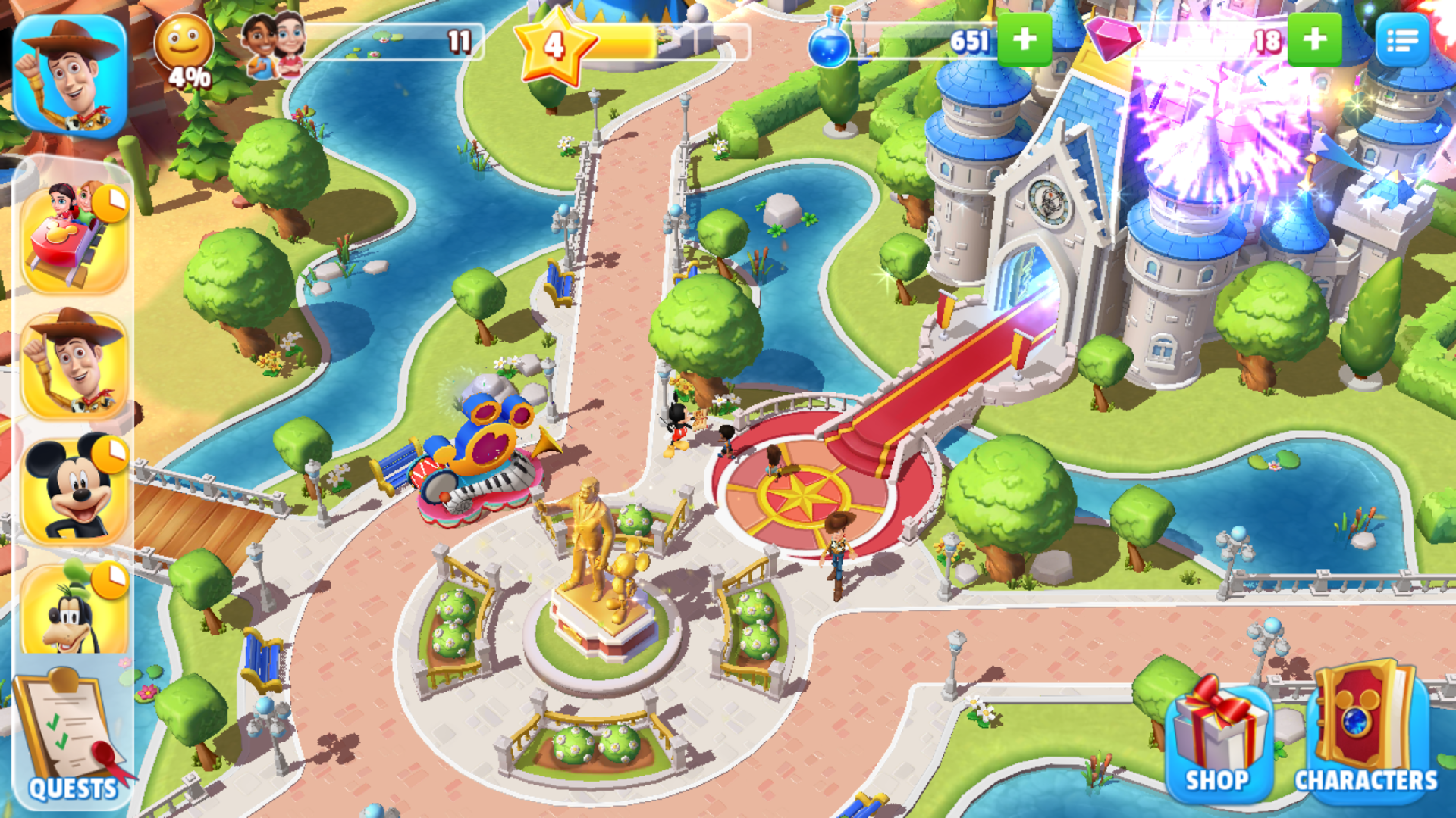 androidアプリ ディズニー マジックキングダムズ（Disney Magic Kingdoms）攻略スクリーンショット8