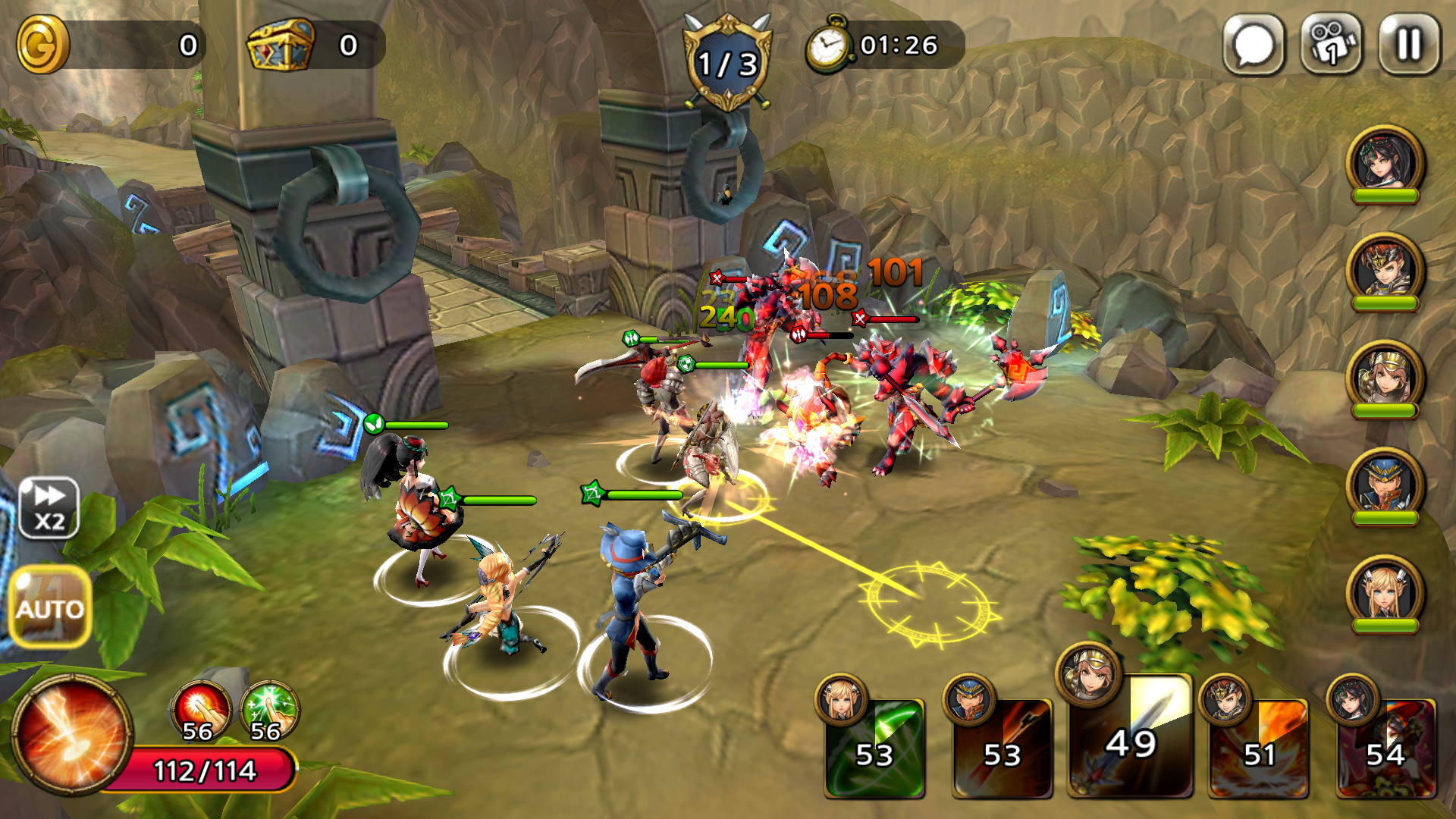 androidアプリ Guardian Soul : Legion（ガーディアンソウル）攻略スクリーンショット4