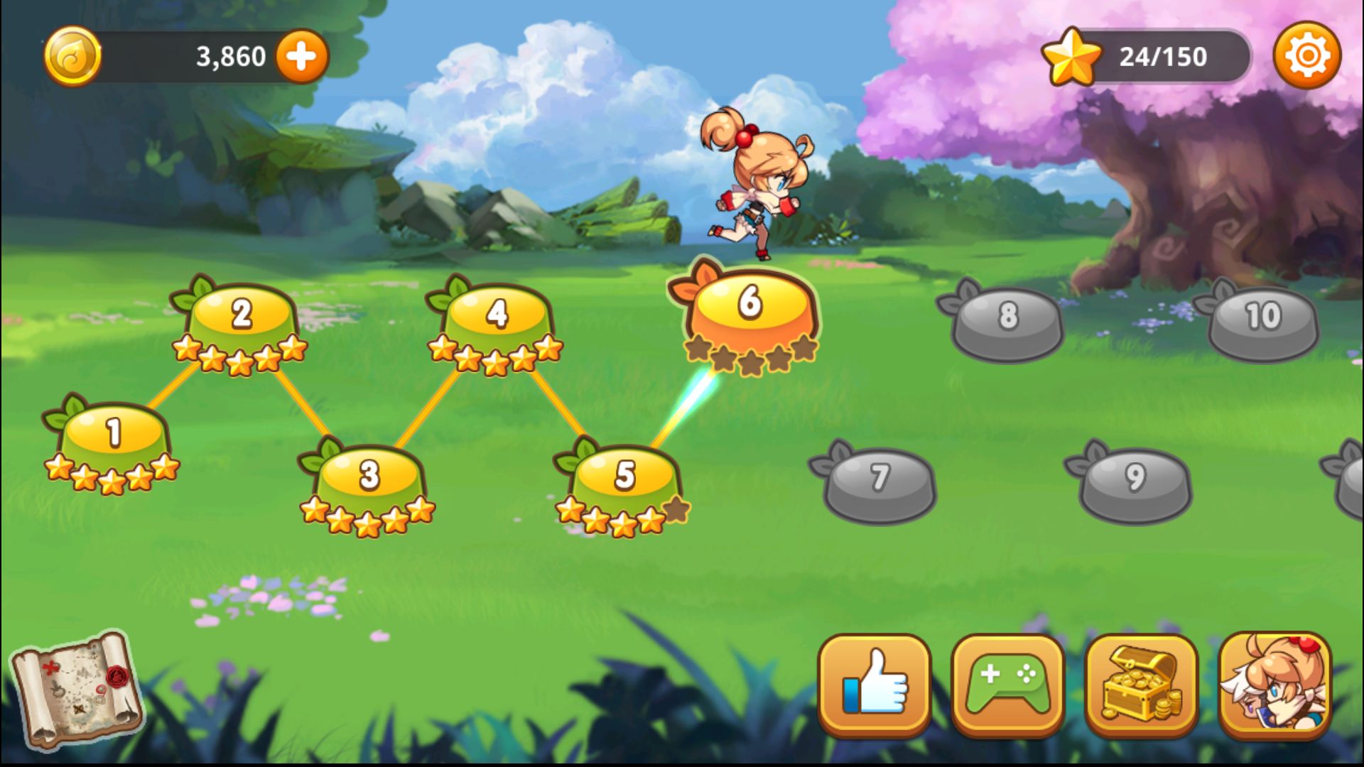 androidアプリ ウィンドランナーアドベンチャー（WIND runner adventure）攻略スクリーンショット1