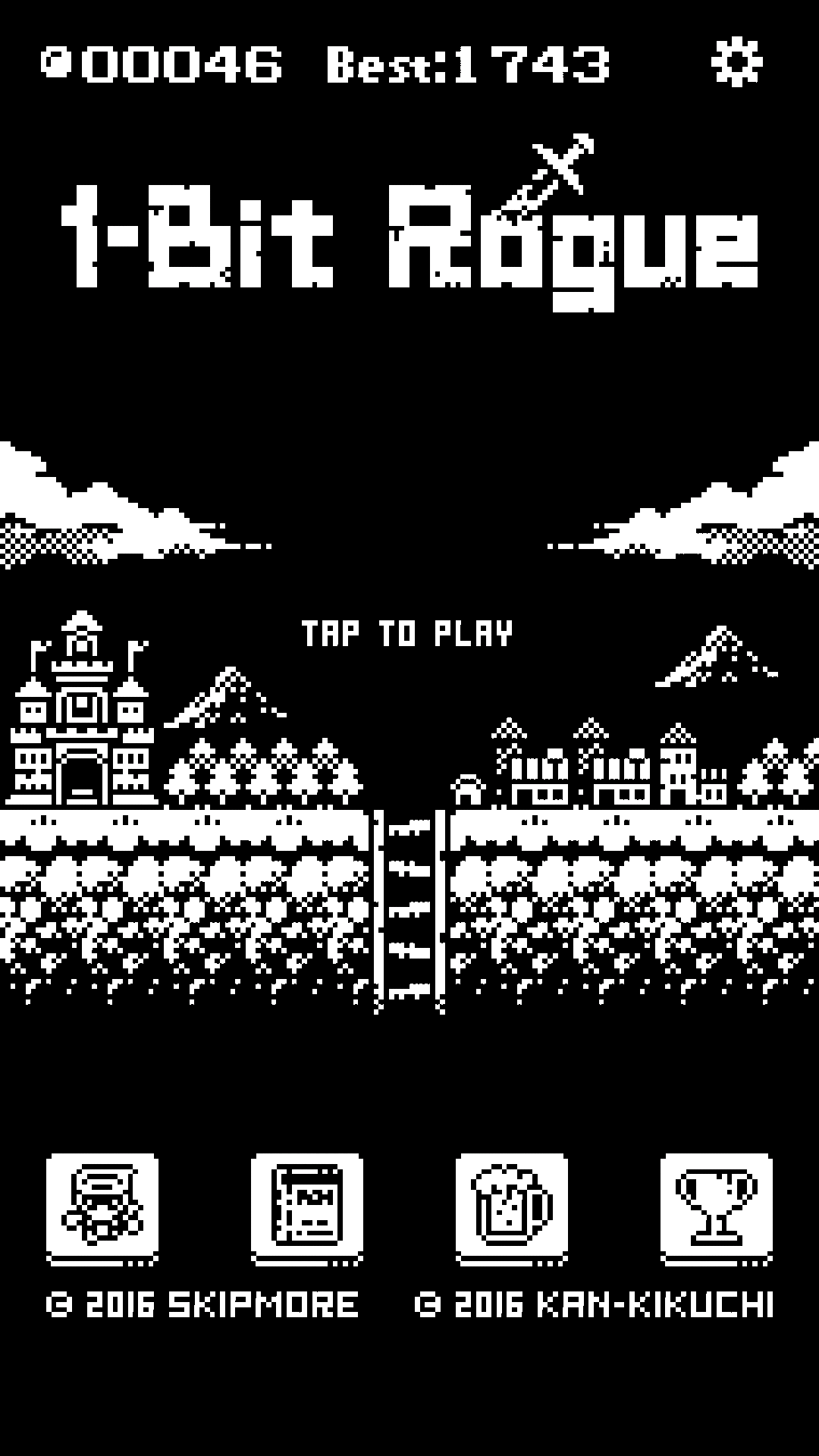 androidアプリ 1-Bit Rogue（1ビットローグ）攻略スクリーンショット1