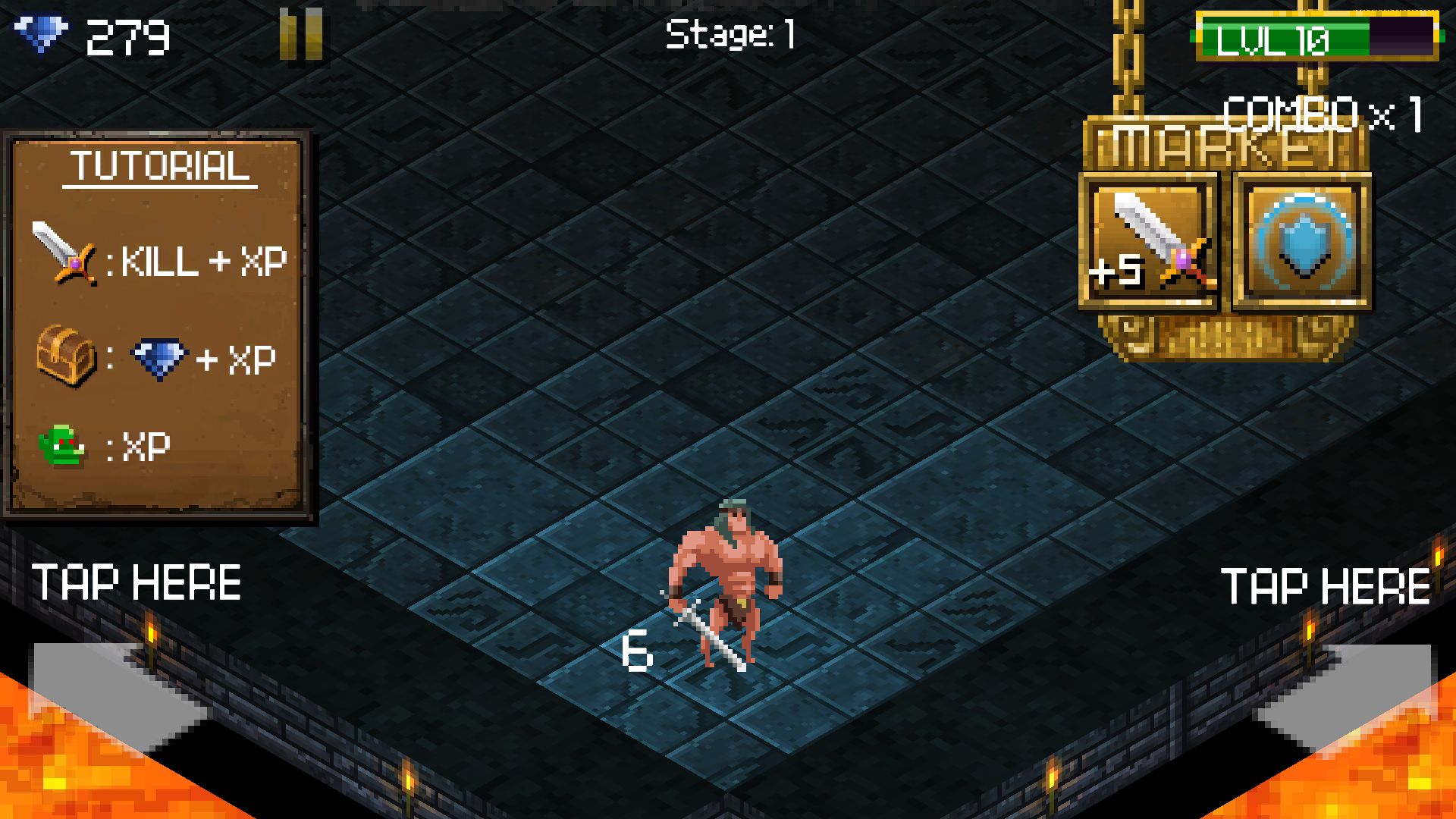 androidアプリ タップンスラッシュ（Tap ’n’ Slash）攻略スクリーンショット2