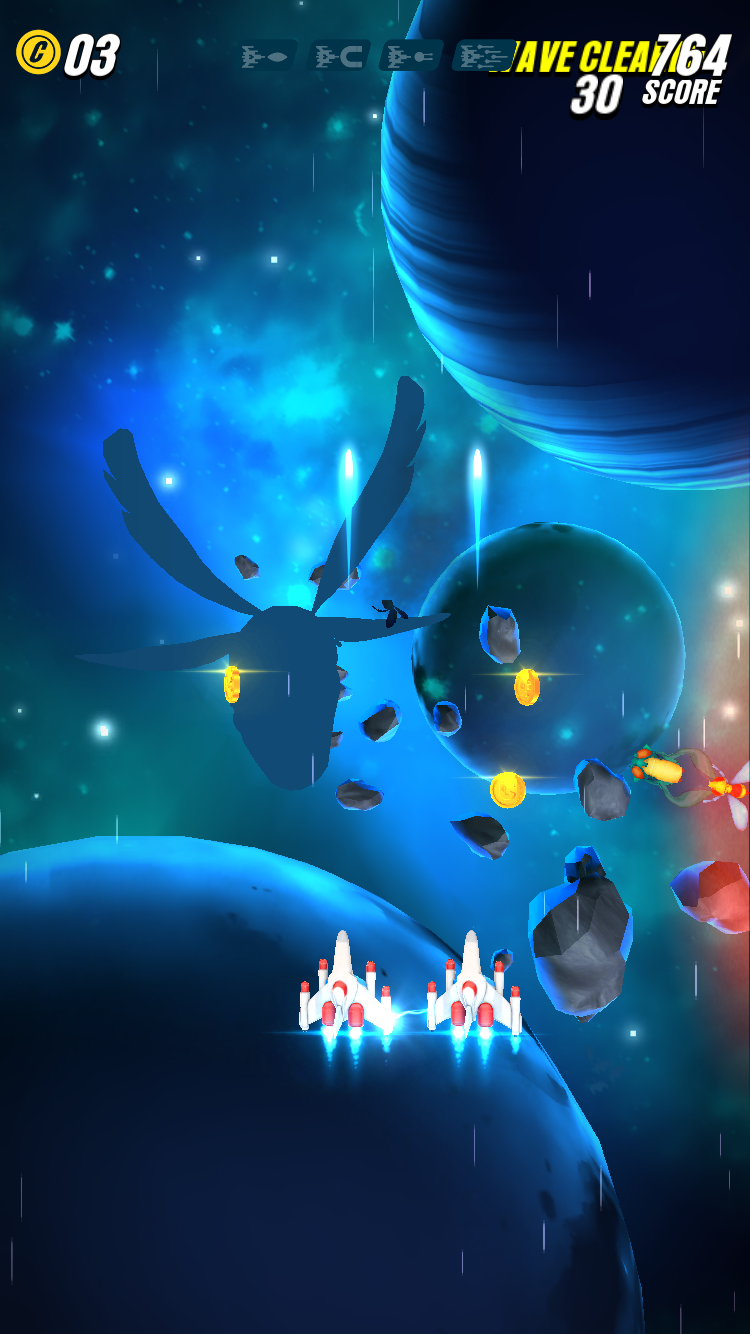 androidアプリ ギャラガウォーズ (Galaga Wars)攻略スクリーンショット2