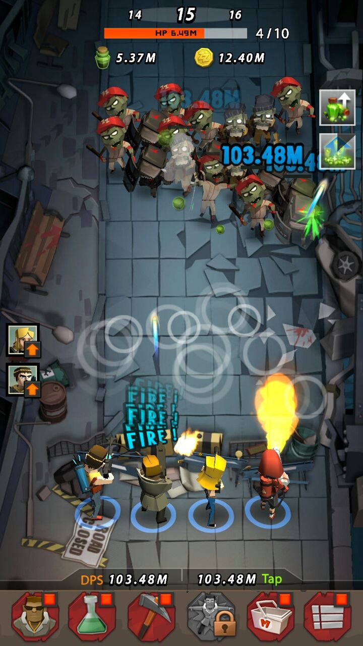 androidアプリ ザップゾンビーズ（Zap Zombies）攻略スクリーンショット1