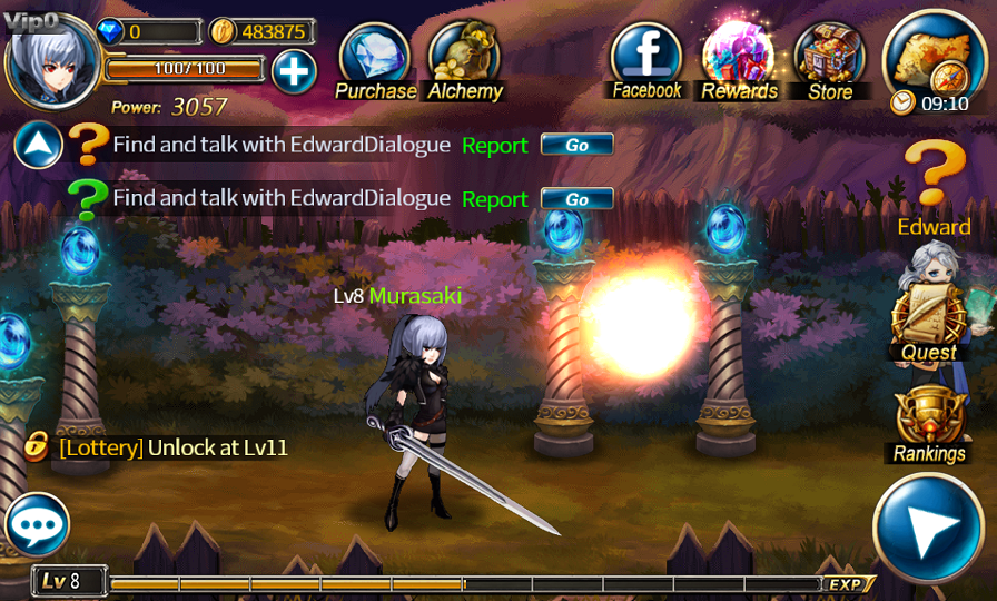androidアプリ Sword of Soul 2攻略スクリーンショット1