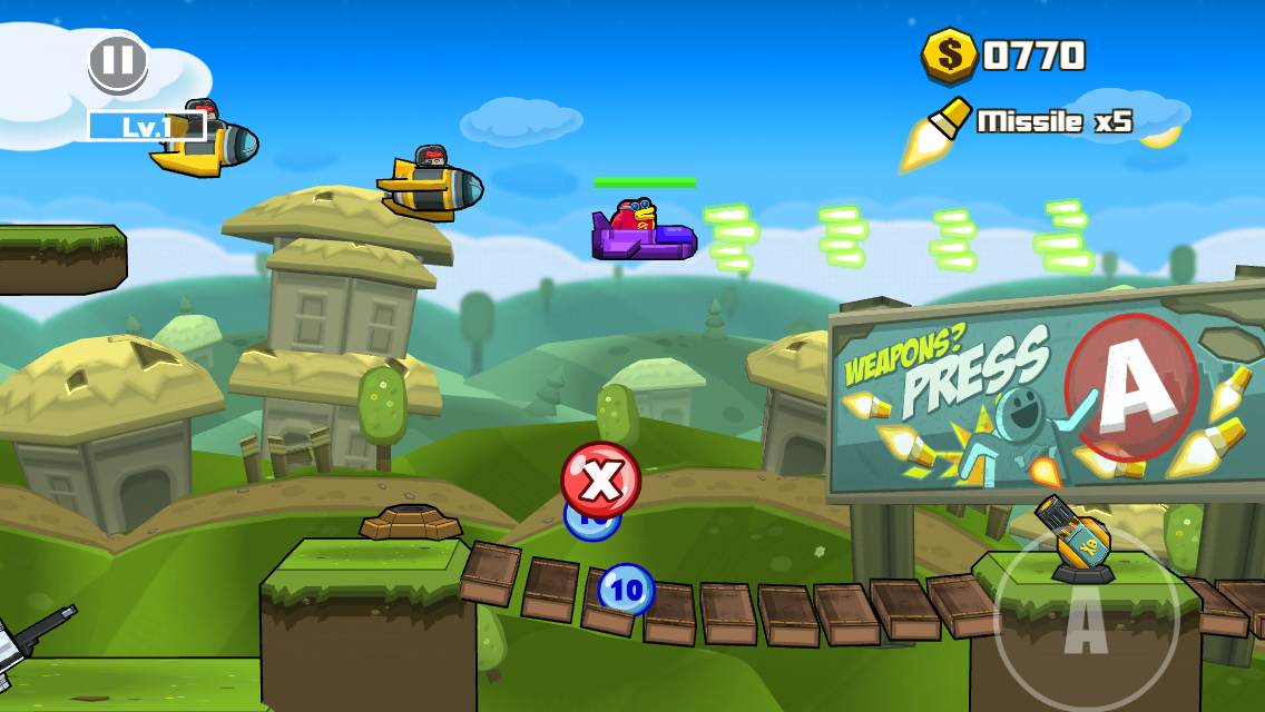 androidアプリ Toon Shooters 2: The Freelancers攻略スクリーンショット2