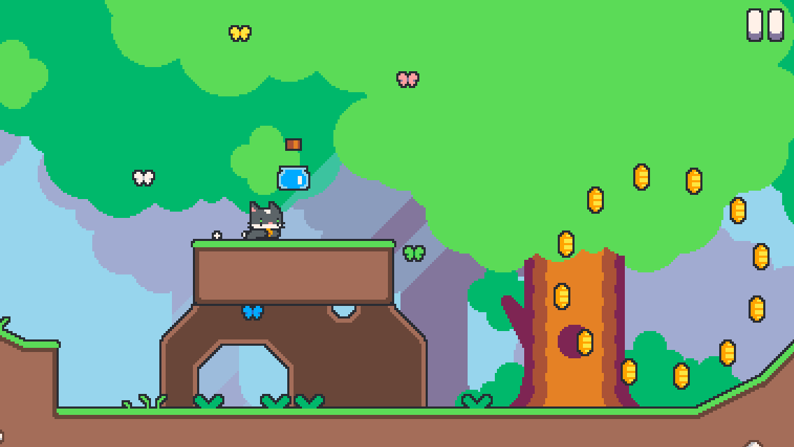 スーパー・キャット・ブラザーズ(Super Cat Tales) androidアプリスクリーンショット1