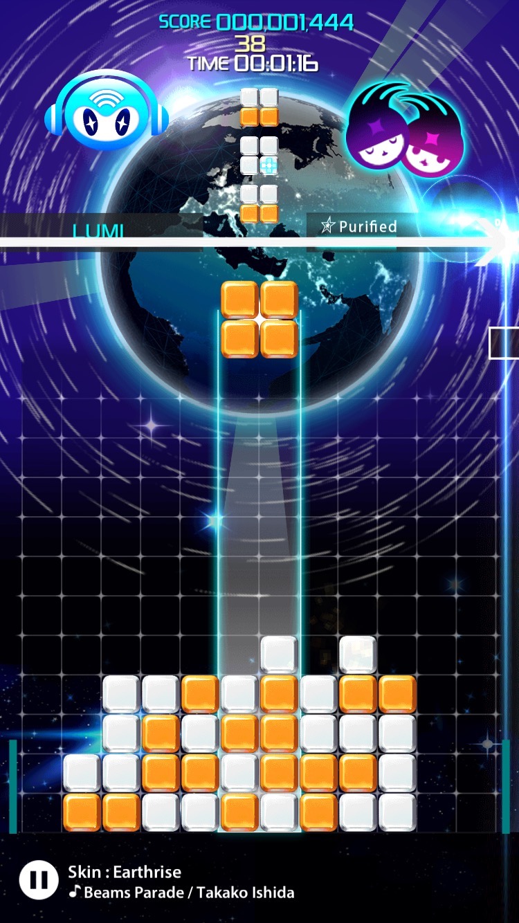 androidアプリ LUMINES パズル＆ミュージック NEO攻略スクリーンショット4