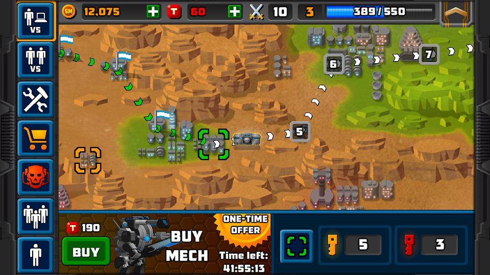androidアプリ Super Mechs攻略スクリーンショット1