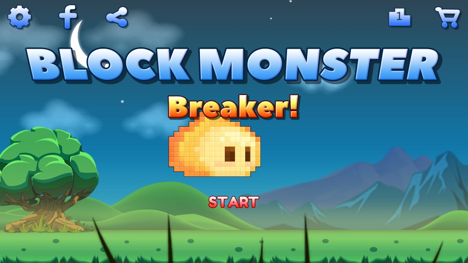 androidアプリ Block Monster Breaker攻略スクリーンショット1