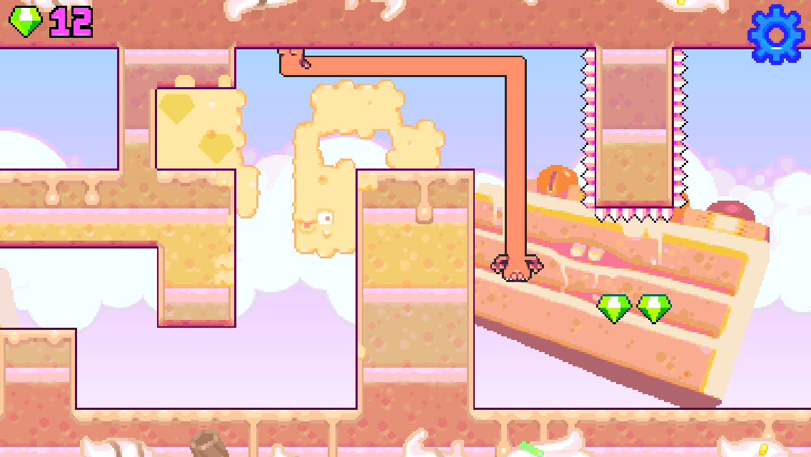 androidアプリ Silly Sausage: Doggy Dessert攻略スクリーンショット1