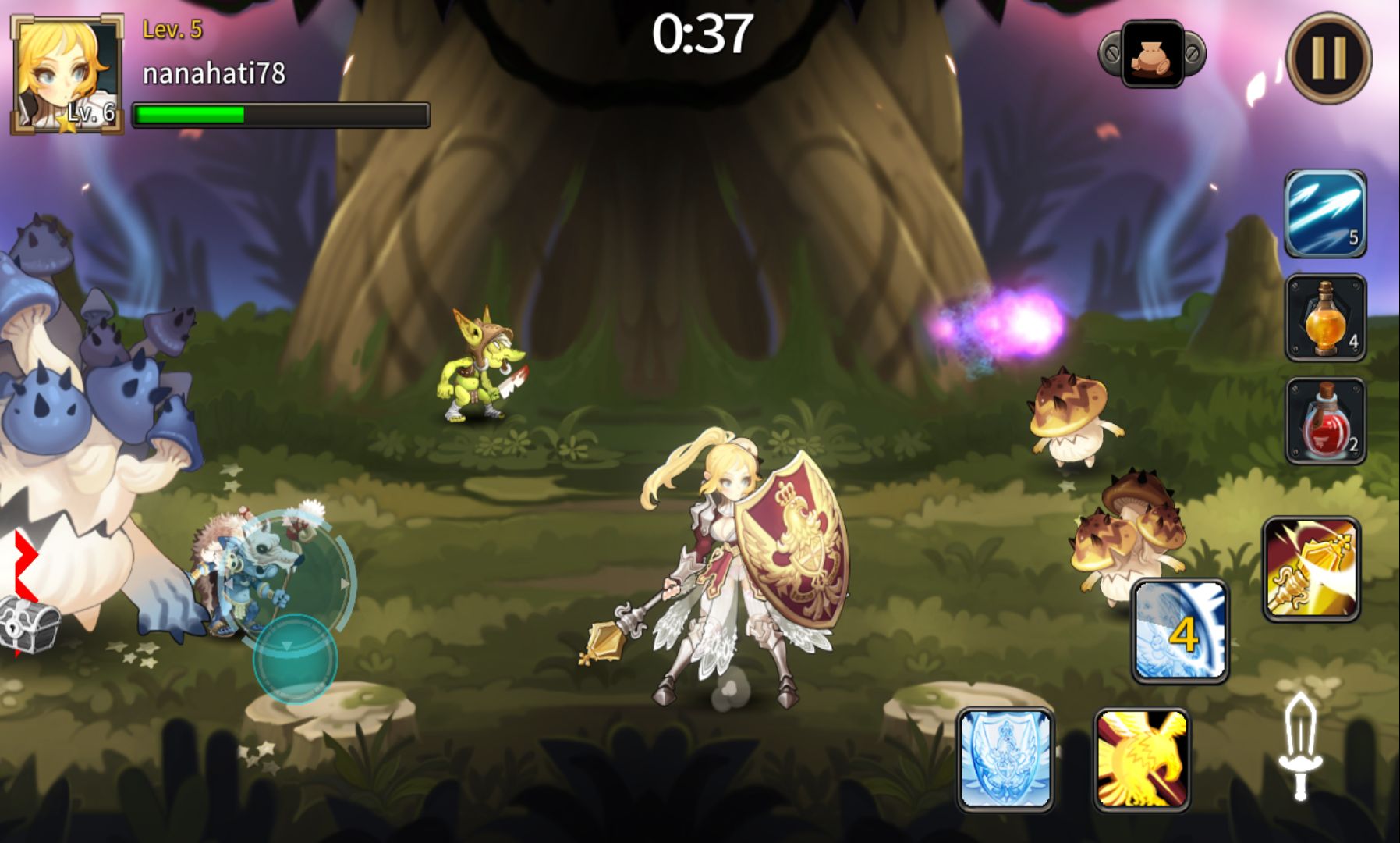 androidアプリ バトルクラッシャー（Battle Crasher : Heroes）攻略スクリーンショット2