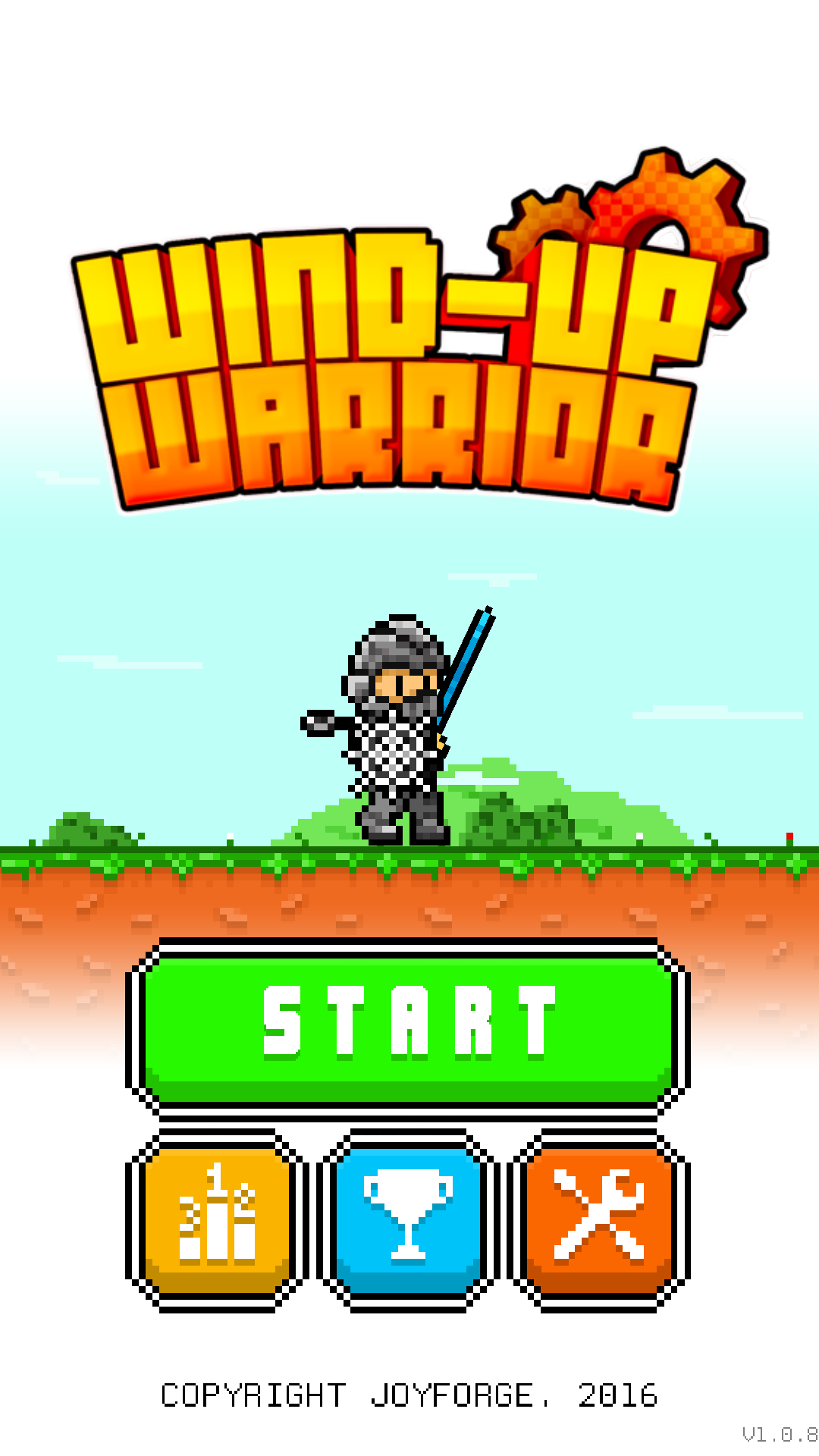 androidアプリ Wind-Up Warrior攻略スクリーンショット1