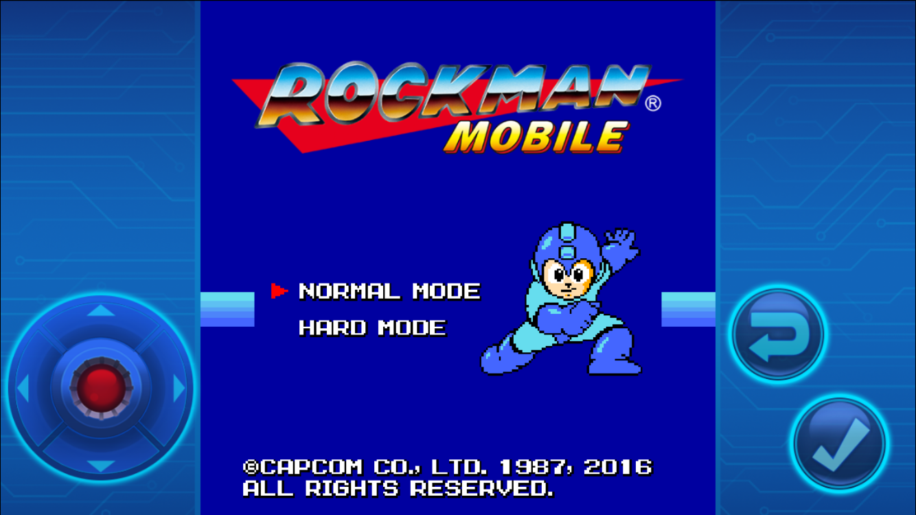 androidアプリ ロックマン モバイル(ロックマン1)攻略スクリーンショット1