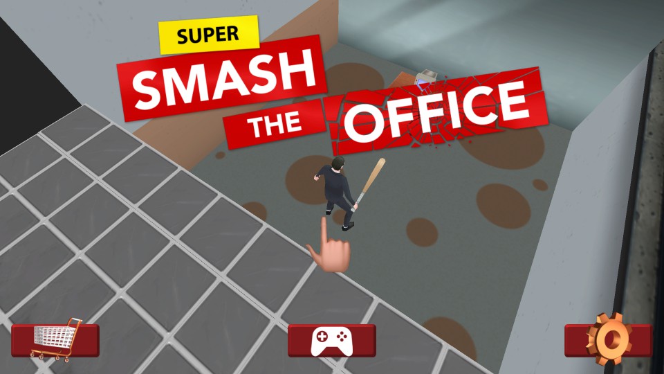 androidアプリ Super Smash the Office(Smashy Office)攻略スクリーンショット1
