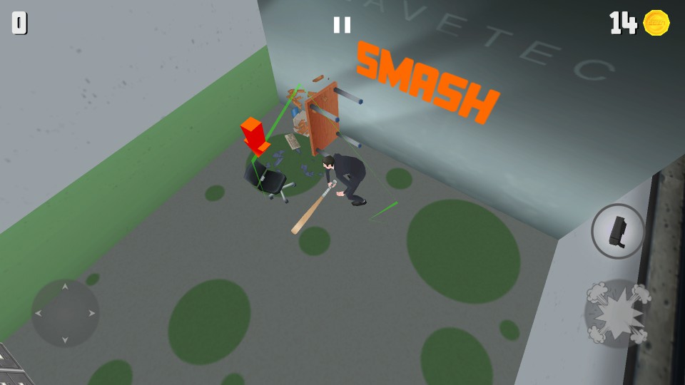 androidアプリ Super Smash the Office(Smashy Office)攻略スクリーンショット2