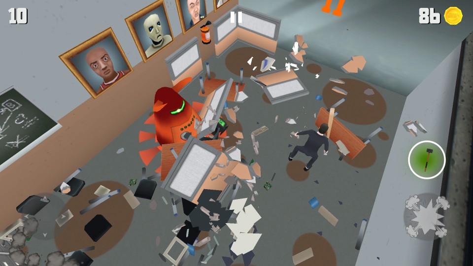 androidアプリ Super Smash the Office(Smashy Office)攻略スクリーンショット4