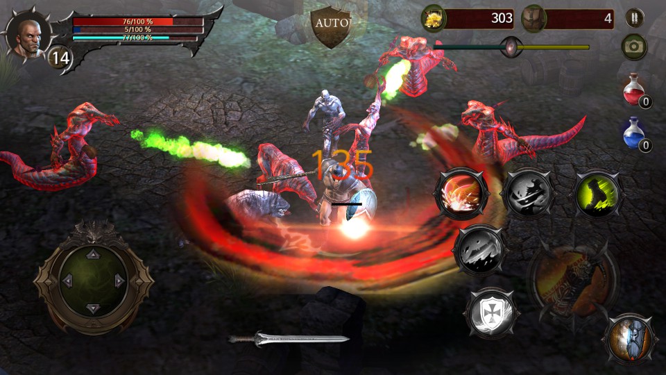 androidアプリ Blood Warrior（ブラッドウォリアー）攻略スクリーンショット4