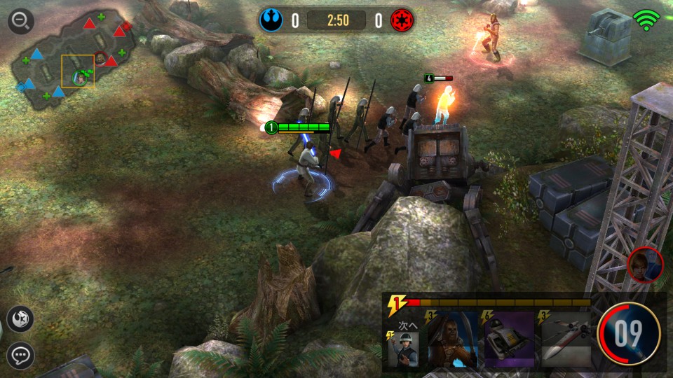 androidアプリ スターウォーズ:フォースアリーナ(Star Wars:Force Arena)攻略スクリーンショット3