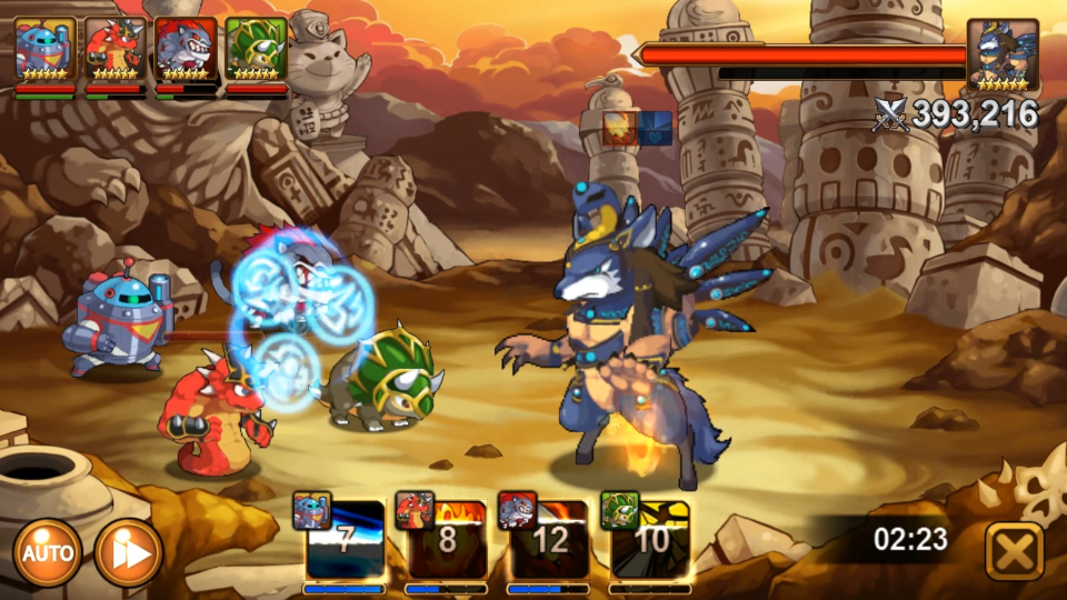 androidアプリ Lucid Sky -Battle Monsters-攻略スクリーンショット8
