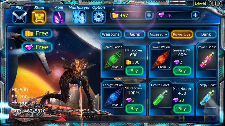 androidアプリ Eve Special Forces（Galaxy Hunter）攻略スクリーンショット7