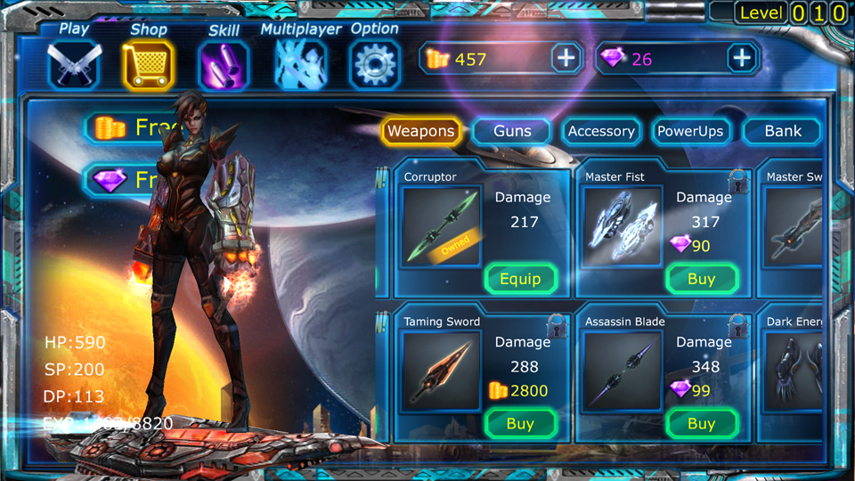 Eve Special Forces（Galaxy Hunter） androidアプリスクリーンショット3