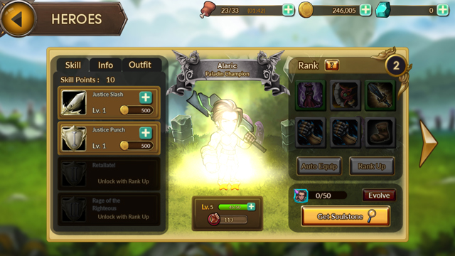 レイダースクエストRPG (Raiders Quest RPG) androidアプリスクリーンショット2