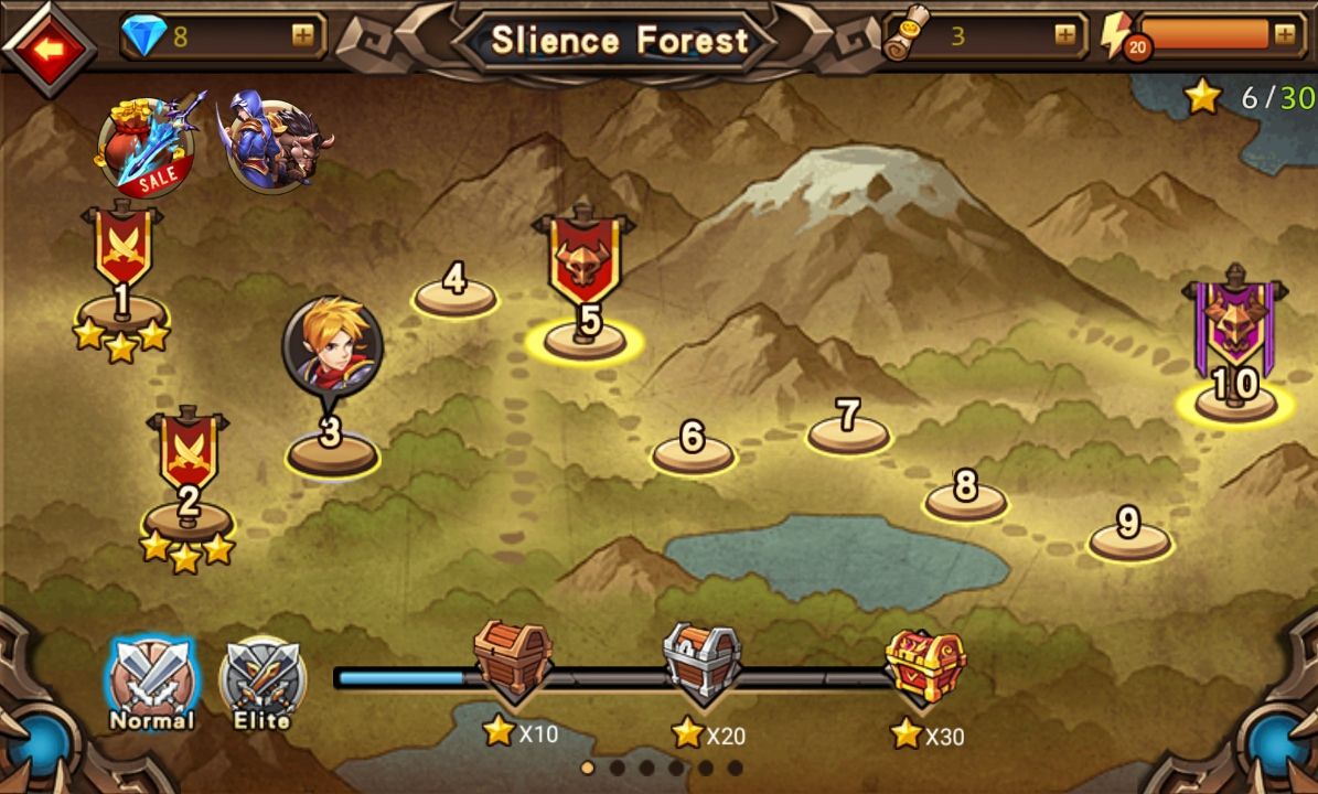 androidアプリ Brave Fighter2攻略スクリーンショット1