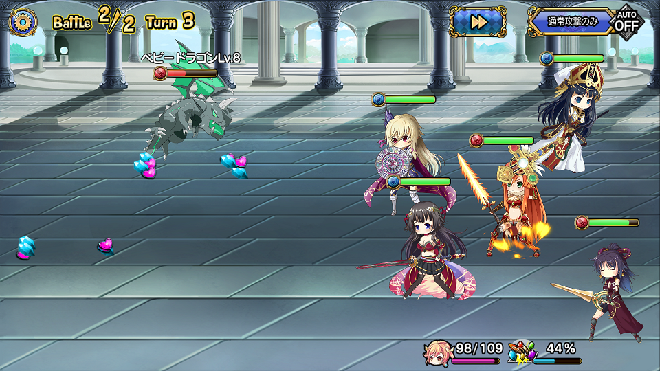 androidアプリ ヴィーナス†ブレイド レイジング攻略スクリーンショット3