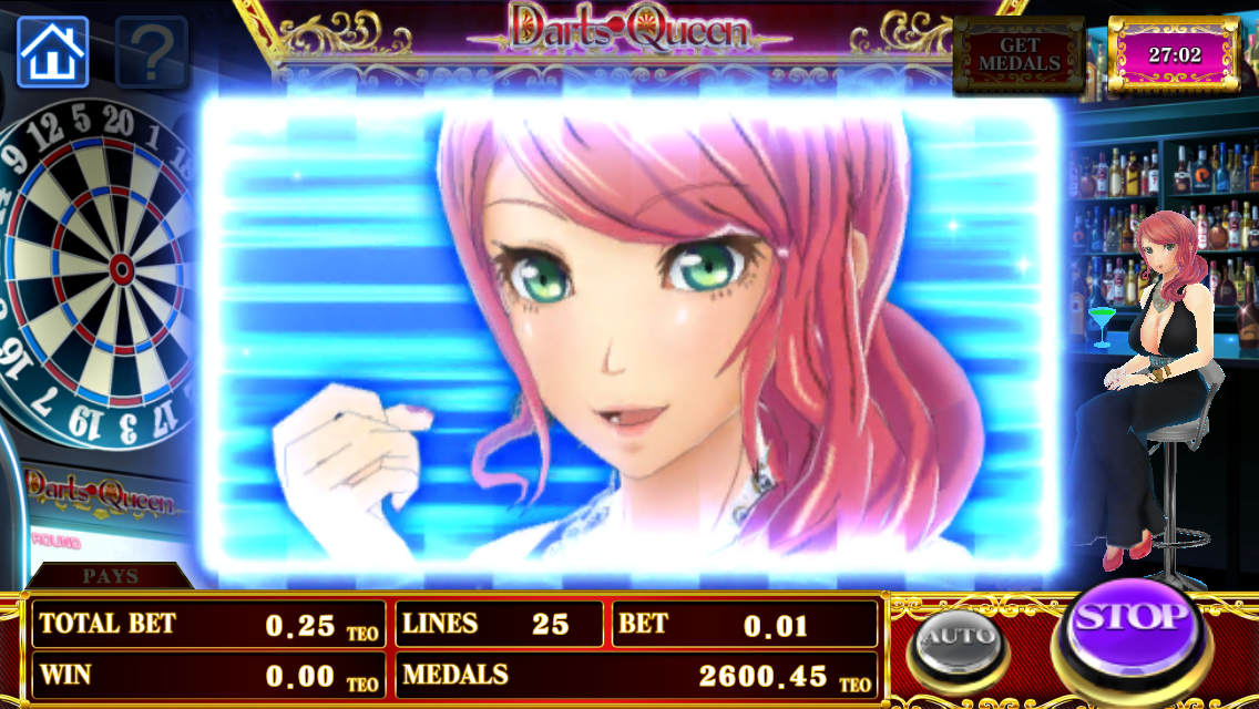 Darts Queen～ダーツクイーン～VIDEO SLOT androidアプリスクリーンショット2
