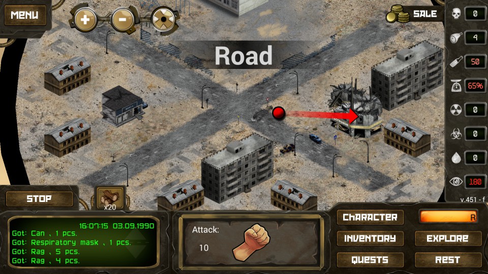 androidアプリ Day R Survival攻略スクリーンショット2