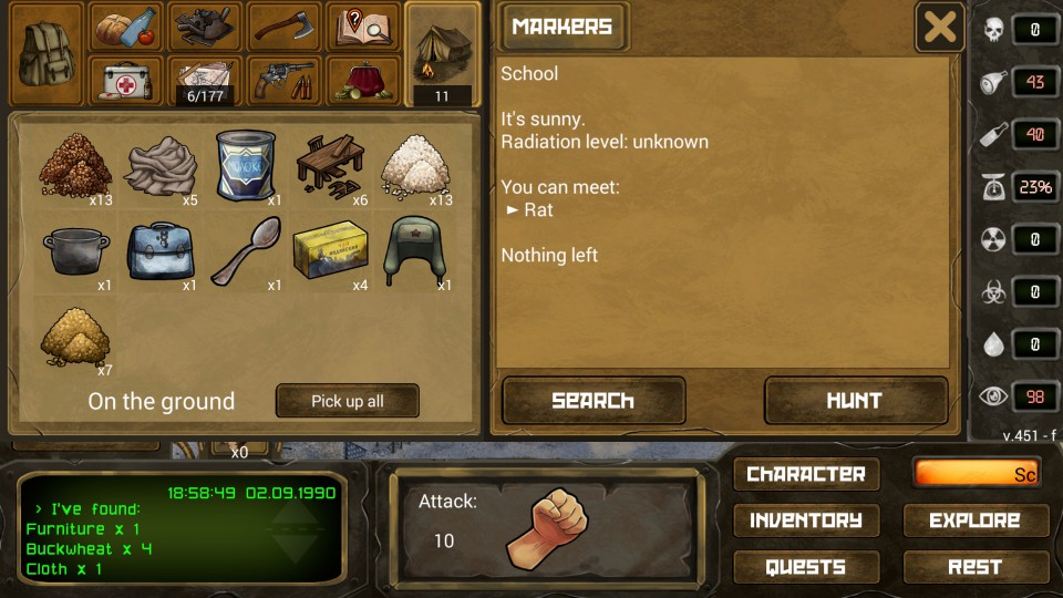 androidアプリ Day R Survival攻略スクリーンショット3