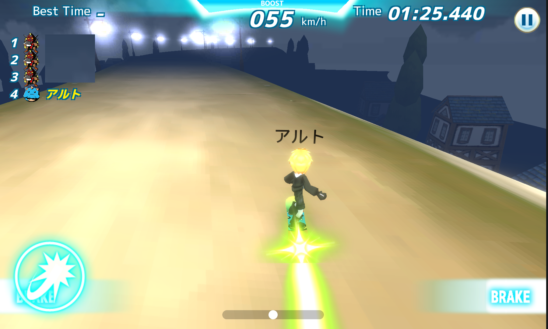 androidアプリ スノーボードタイムアタックFast　Fanatic (FF)攻略スクリーンショット8