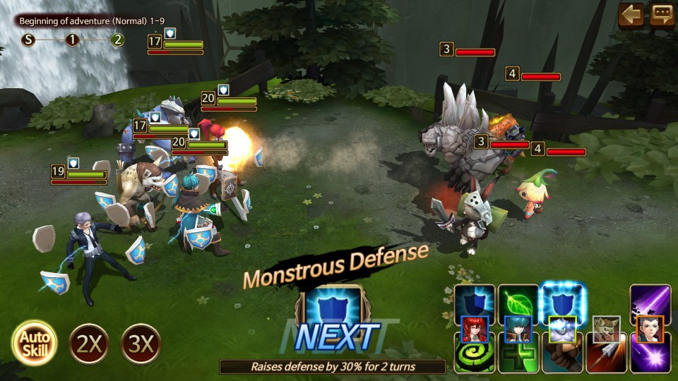 androidアプリ RUSH : Rise up special heroes攻略スクリーンショット2