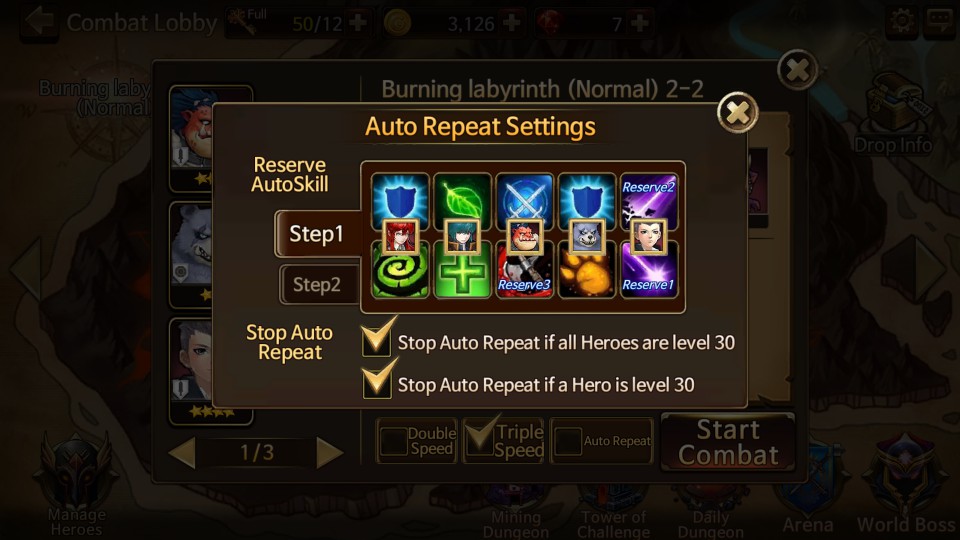 androidアプリ RUSH : Rise up special heroes攻略スクリーンショット6