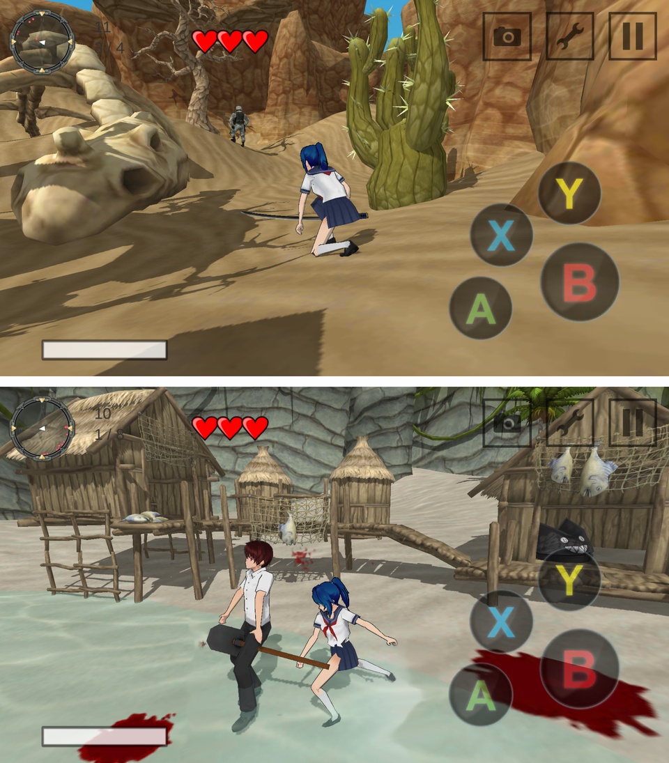 High School Simulator Battle androidアプリスクリーンショット1