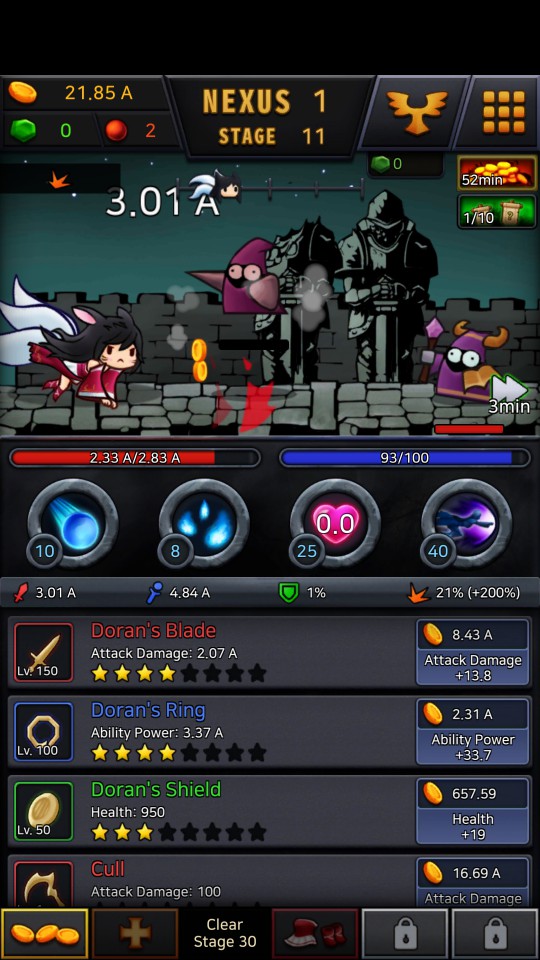 androidアプリ Ahri RPG（アーリ）攻略スクリーンショット2