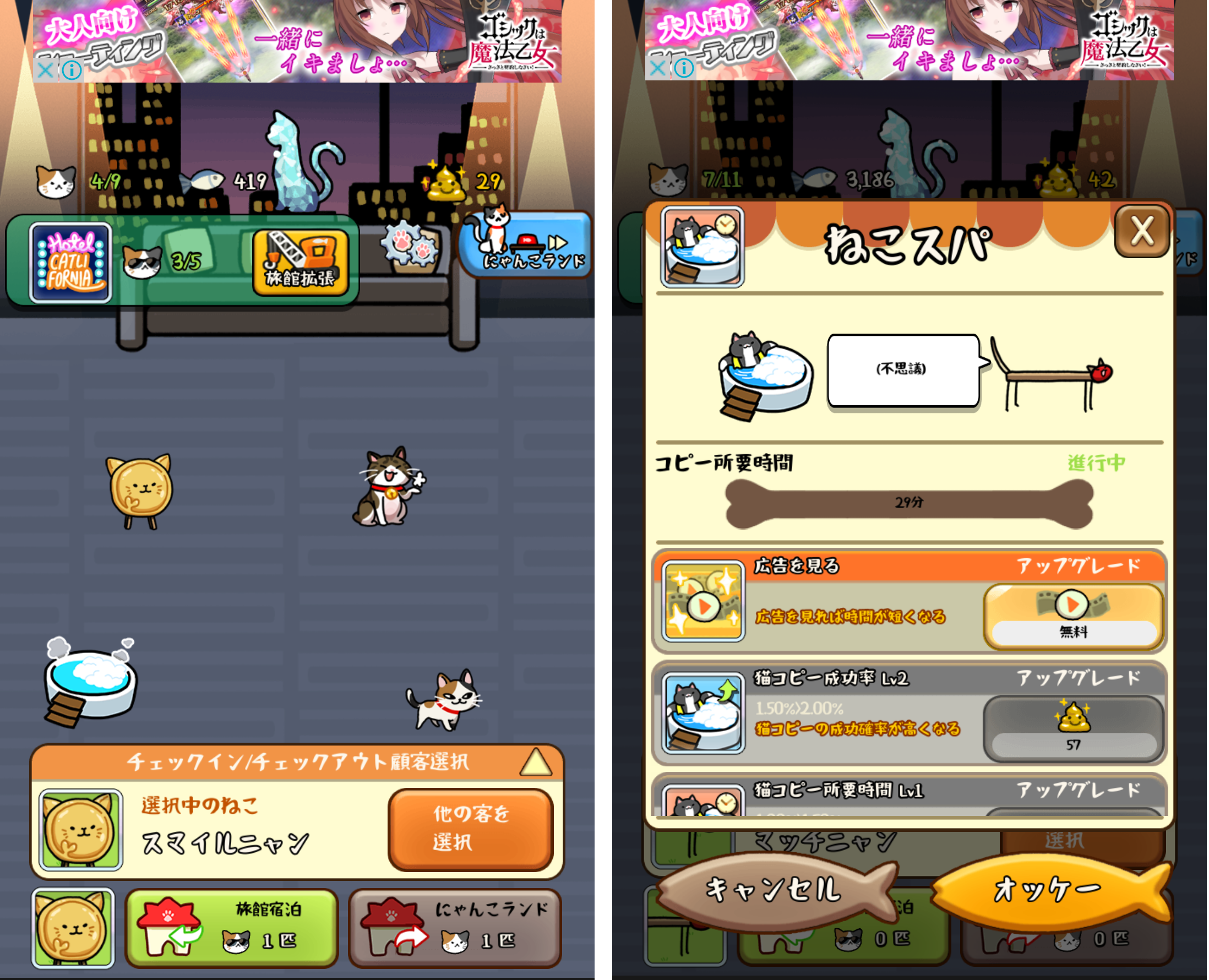 androidアプリ マイにゃんこ：どこでもいっしょに攻略スクリーンショット6