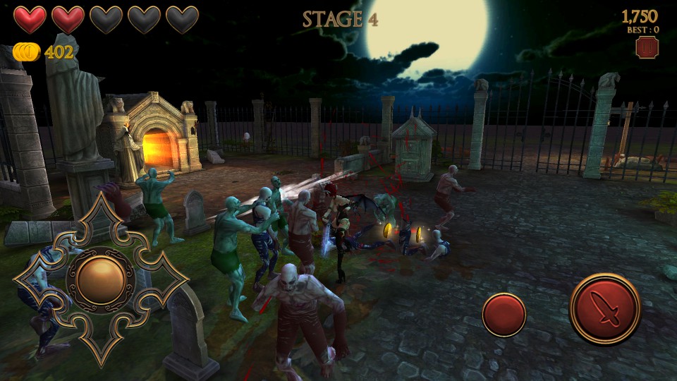 androidアプリ Angel Blade（Zombie Goddess）攻略スクリーンショット3