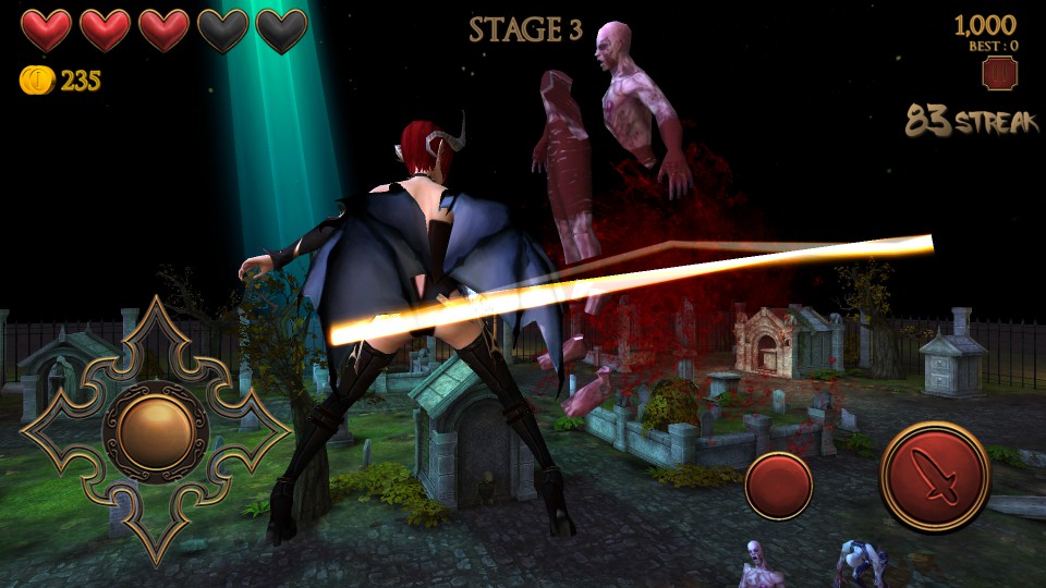 androidアプリ Angel Blade（Zombie Goddess）攻略スクリーンショット4