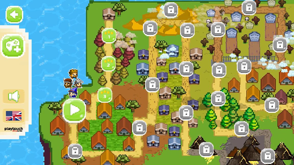 androidアプリ レトロディフェンダーズ(Retro Defenders : Towers’ War)攻略スクリーンショット1
