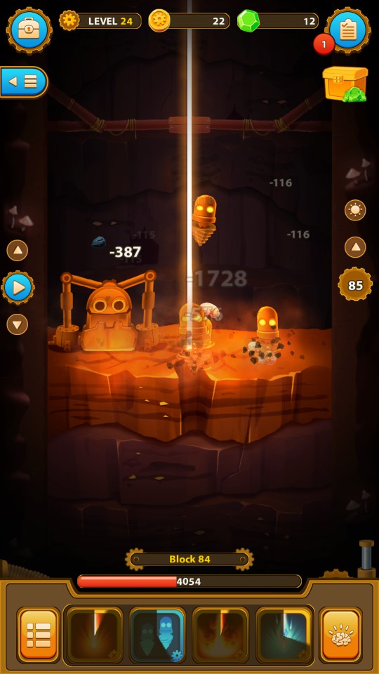 androidアプリ Deep Town: Mining Factory（ディープタウン）攻略スクリーンショット4