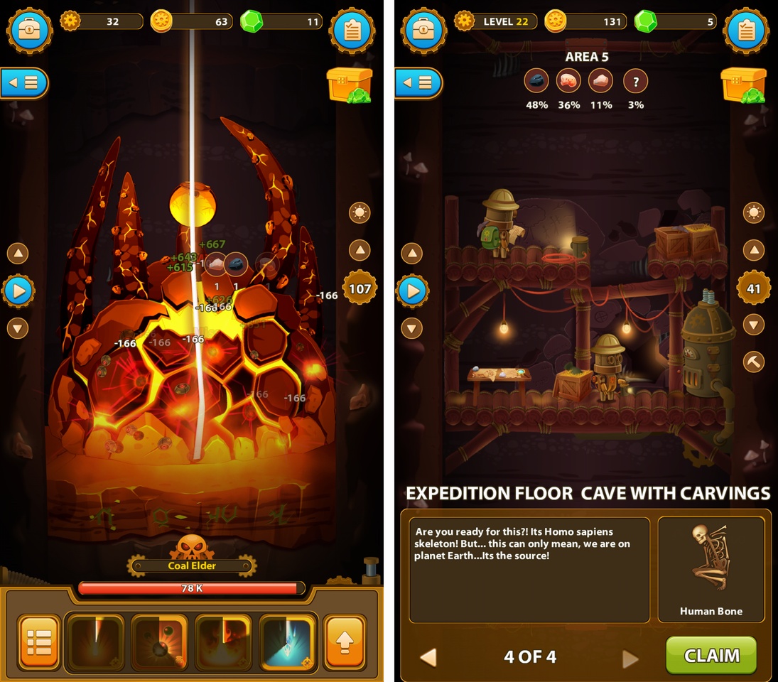 Deep Town: Mining Factory（ディープタウン） androidアプリスクリーンショット1