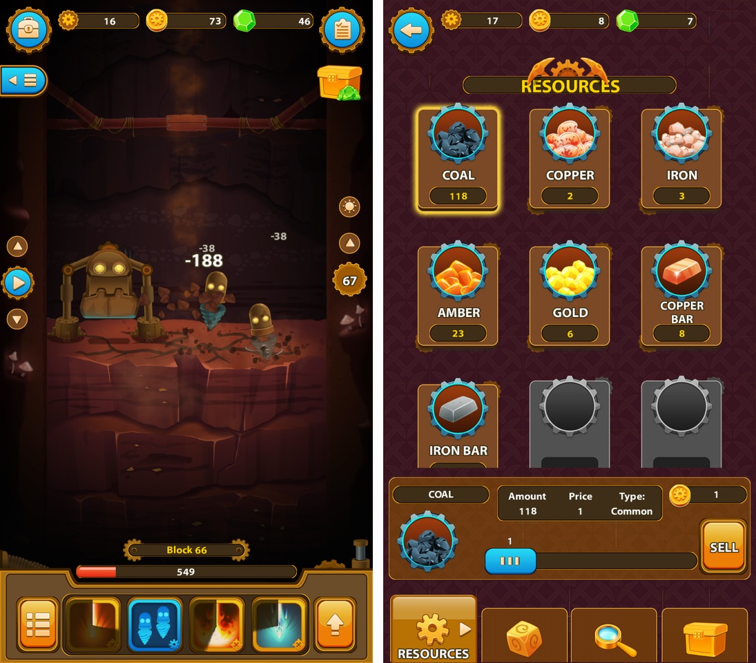 Deep Town: Mining Factory（ディープタウン） androidアプリスクリーンショット2