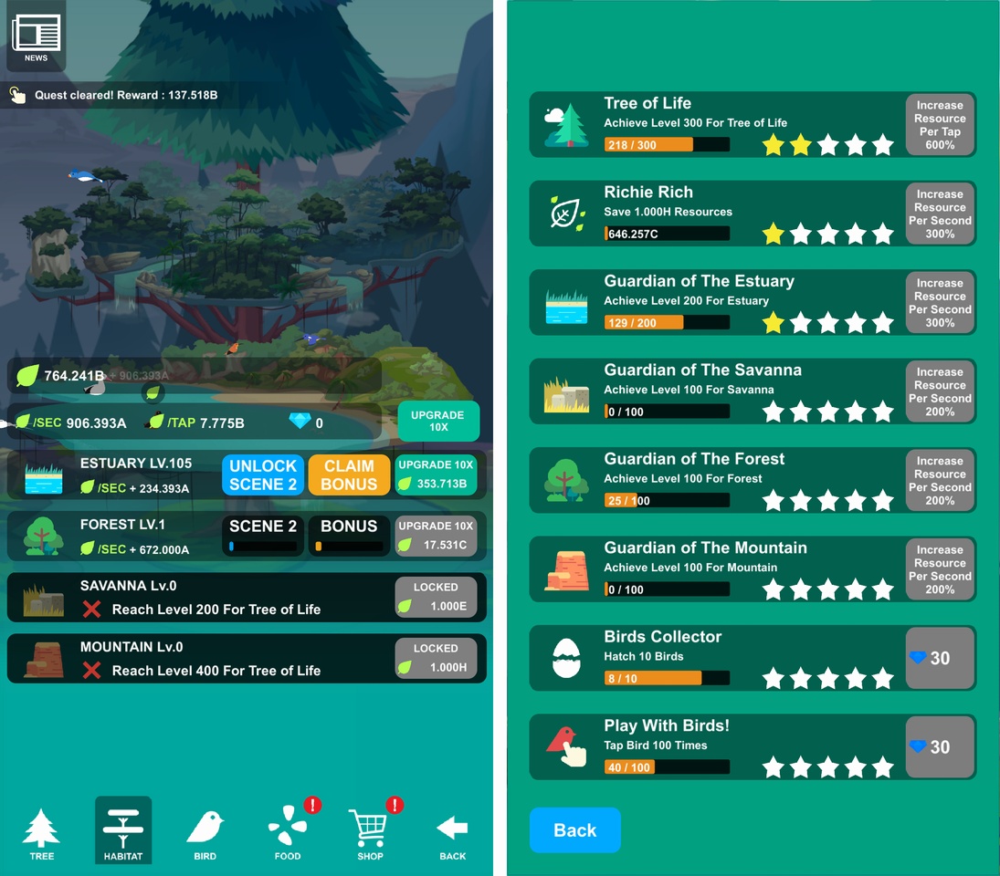 Birdstopia（バードストピア） androidアプリスクリーンショット3