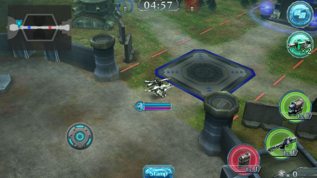 androidアプリ ゾイド フィールド オブ リベリオン（ZOIDS FIELD OF REBELLION）攻略スクリーンショット2