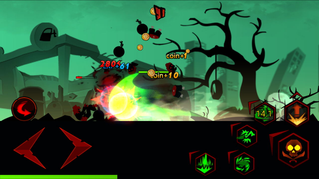 ゾンビ・アベンジャーズ：スティックマン（Zombie Avengers:Stickman） androidアプリスクリーンショット2