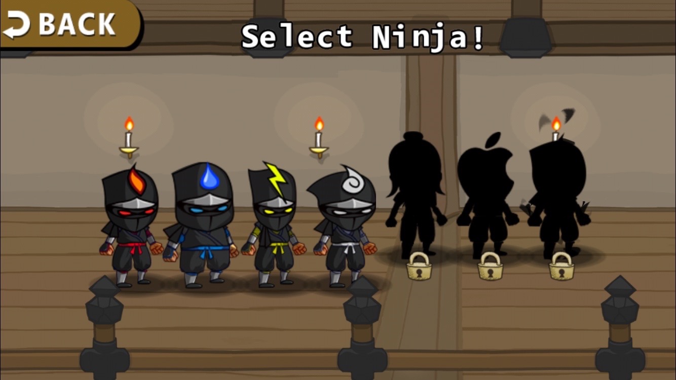androidアプリ Ninjas Infinity攻略スクリーンショット2